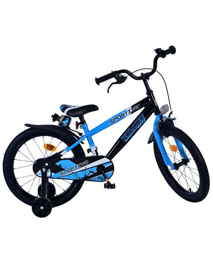 Volare Sportivo Kinderfiets - Jongens - 18 inch - Blauw Zwart