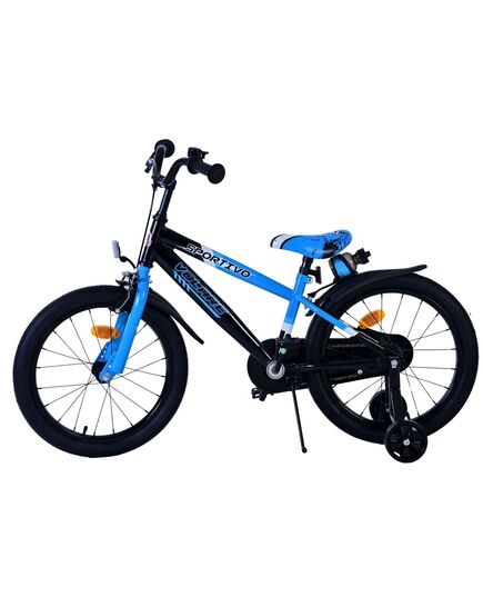 Volare Sportivo Kinderfiets - Jongens - 18 inch - Blauw Zwart