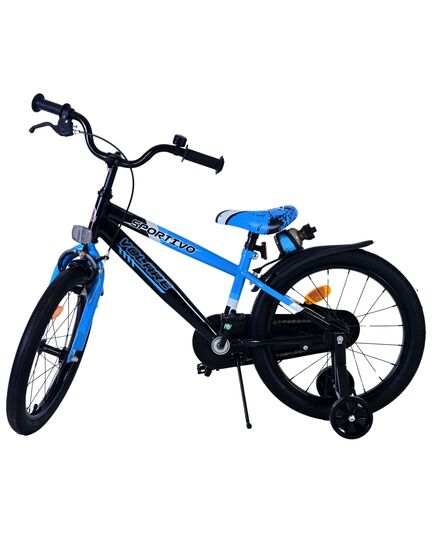 Volare Sportivo Kinderfiets - Jongens - 18 inch - Blauw Zwart