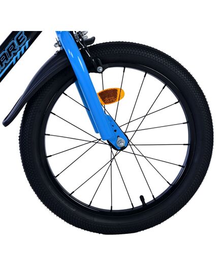 Volare Sportivo Kinderfiets - Jongens - 18 inch - Blauw Zwart - Twee Handremmen