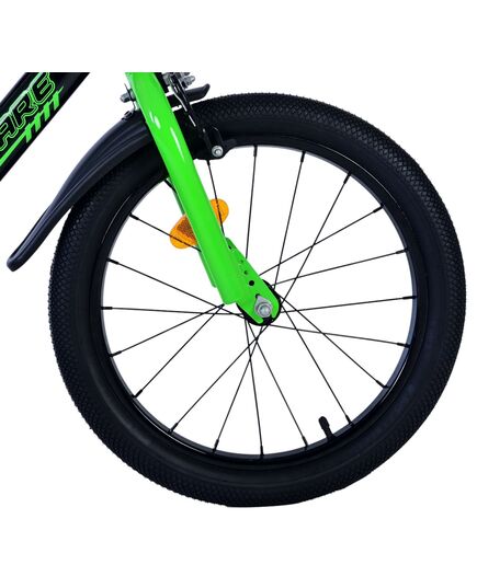 Volare Sportivo Kinderfiets - Jongens - 18 inch - Groen Zwart - Twee Handremmen