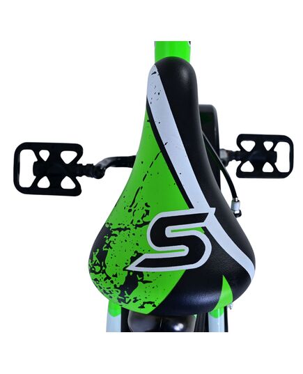Volare Sportivo Kinderfiets - Jongens - 18 inch - Groen Zwart - Twee Handremmen