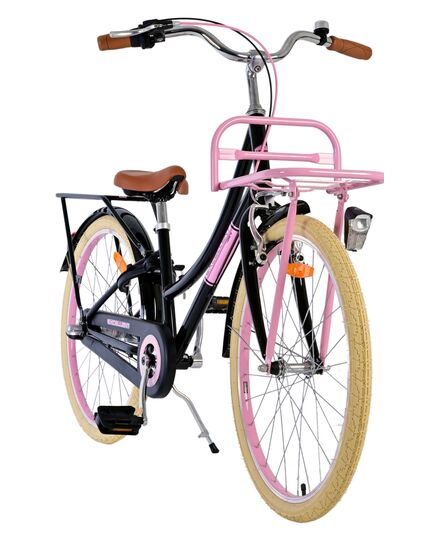 Volare Excellent Kinderfiets - Meisjes - 24 inch - Zwart - 3 Versnellingen