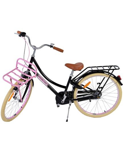 Volare Excellent Kinderfiets - Meisjes - 24 inch - Zwart - 3 Versnellingen