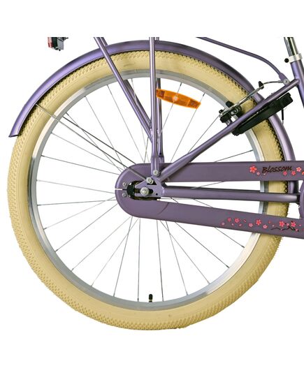 Volare Blossom Kinderfiets - Meisjes - 26 inch - Paars - Twee handremmen