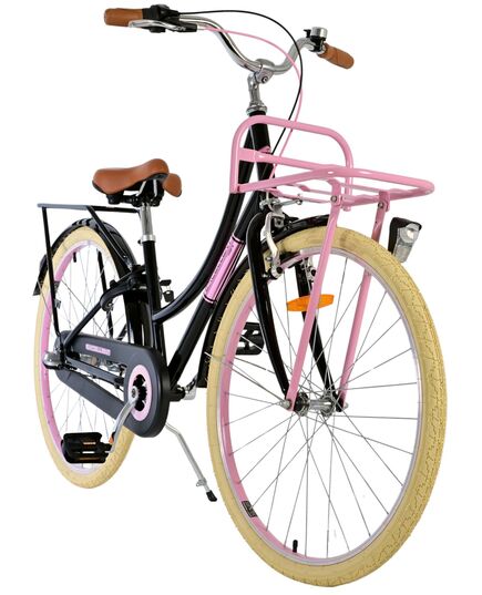Volare Excellent Kinderfiets - Meisjes - 26 inch - Zwart - 3 versnellingen