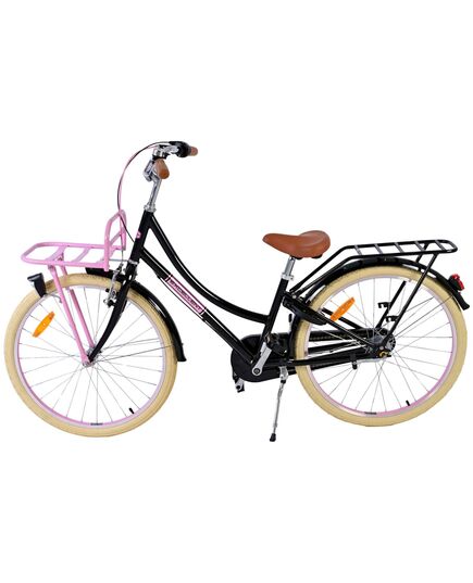 Volare Excellent Kinderfiets - Meisjes - 24 inch - Zwart - 3 Versnellingen