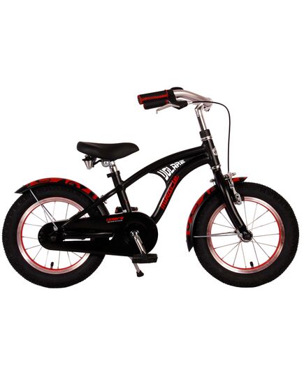 Volare Miracle Cruiser Kinderfiets - Jongens - 14 inch - Mat Zwart - Prime Collection