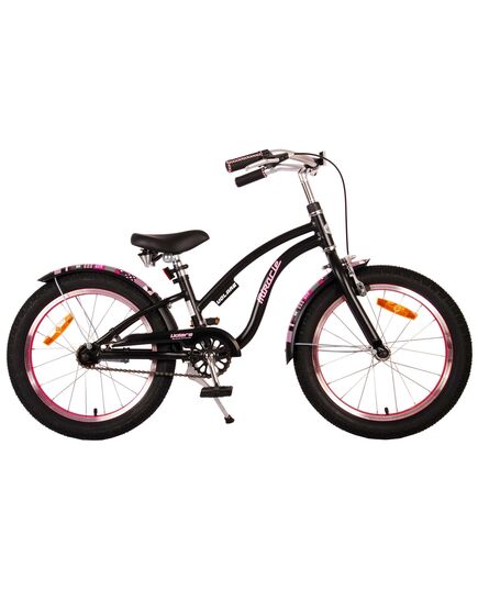 Volare Miracle Cruiser Kinderfiets - Meisjes - 18 inch - Mat Zwart - Prime Collection