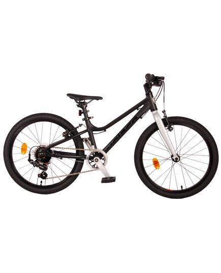 Volare Dynamic Kinderfiets - Jongens - 20 inch - Mat Zwart - 2 Handremmen - 7 Versnellingen - Prime Collection