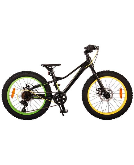Volare Gradient Kinderfiets – Jongens – 20 inch – Zwart Geel Groen – 6 speed – Prime Collection