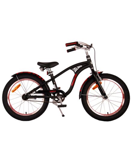 Volare Miracle Cruiser Kinderfiets - Jongens - 18 inch - Mat Zwart - Prime Collection