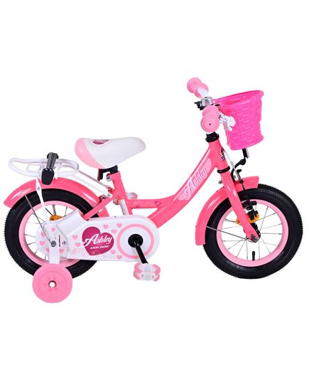 Volare Ashley Kinderfiets - Meisjes - 12 inch - Rood/Roze