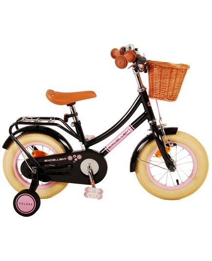 Volare Excellent Kinderfiets - Meisjes - 12 inch - Zwart