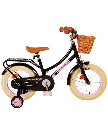 Volare Excellent Kinderfiets - Meisjes - 14 inch - Zwart