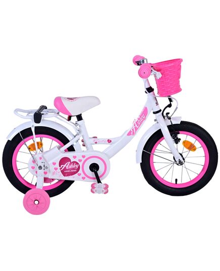 Volare Ashley Kinderfiets - Meisjes - 14 inch - Wit