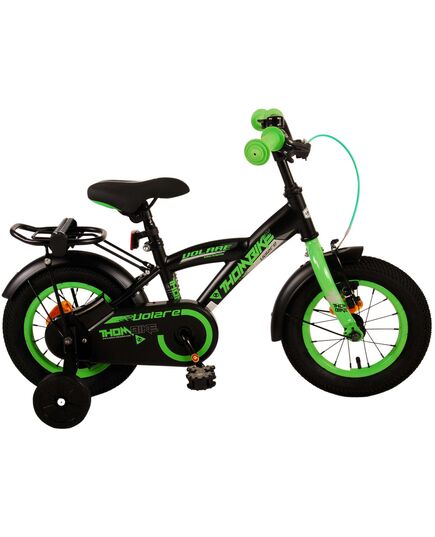 Volare Thombike Kinderfiets - Jongens - 12 inch - Zwart Groen