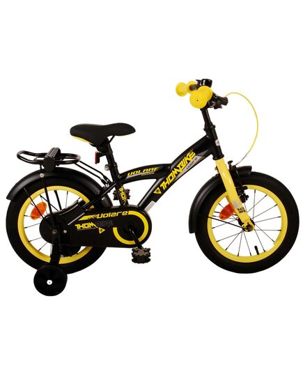 Volare Thombike børnecykel - drenge - 14 tommer - sort gul