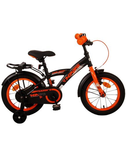 Rower dziecięcy Volare Thombike - Chłopcy - 14 cali - Czarny Pomarańczowy