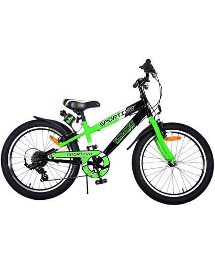 Volare Sportivo Kinderfiets - Jongens - 20 inch - Groen - 7 versnellingen