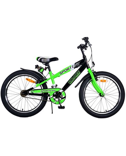 Volare Sportivo Kinderfiets - Jongens - 20 inch - Groen - Twee handremmen