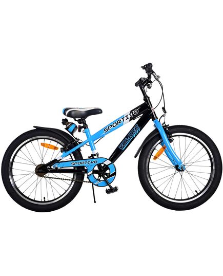 Volare Sportivo Kinderfiets - Jongens - 20 inch - Blauw - Twee handremmen