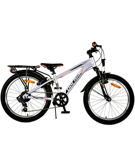 Volare Cross Kinderfiets - Jongens - 20 inch - Zilver , 6 versnellingen