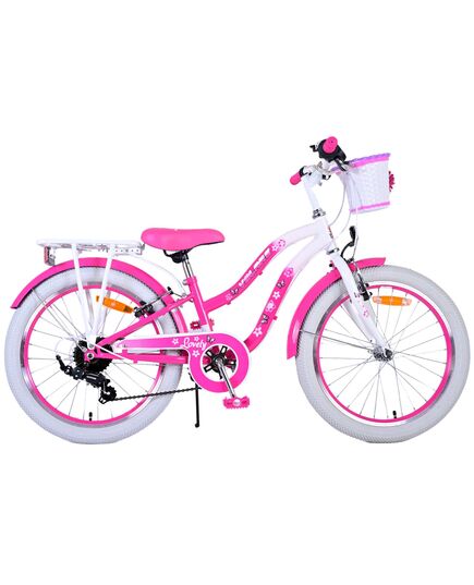 Volare Lovely Kinderfiets - Meisjes - 20 inch - Roze - 6 versnellingen