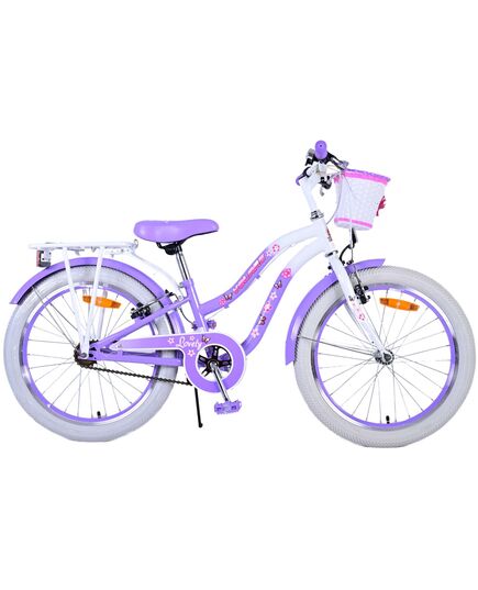Volare Lovely Kinderfiets - Meisjes - 20 inch - Paars - Twee handremmen