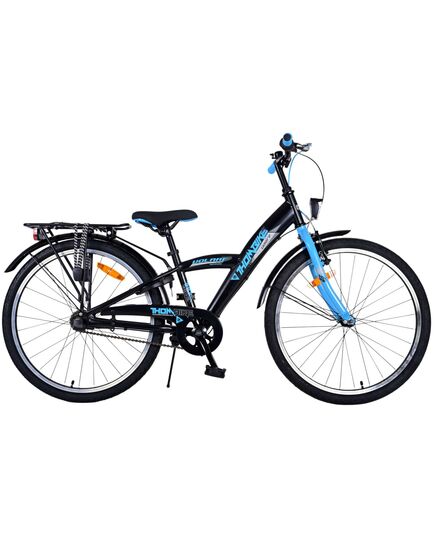 Volare Thombike Kinderfiets - Jongens - 24 inch - Zwart Blauw - 3 versnellingen