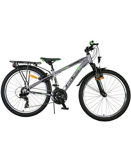 Volare Cross Kinderfiets - Jongens - 24 inch - donker Grijs - 18 versnellingen