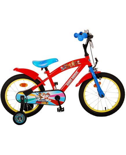 Paw Patrol Kinderfahrrad – Jungen – 16 Zoll – Rot Blau