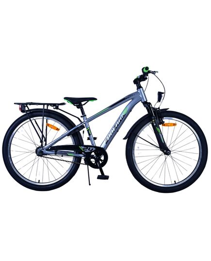 Volare Cross Kinderfiets - Jongens - 24 inch - donker Grijs- 3 versnellingen