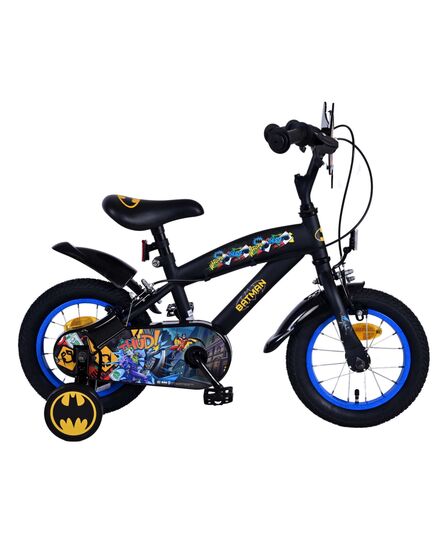 Batman Kinderfiets - Jongens - 12 inch - Zwart - Twee handremmen