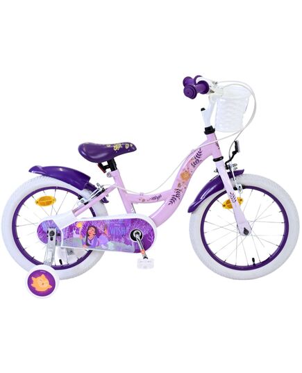 Disney Wish Kinderfiets - Meisjes - 16 inch - Paars - Twee handremmen