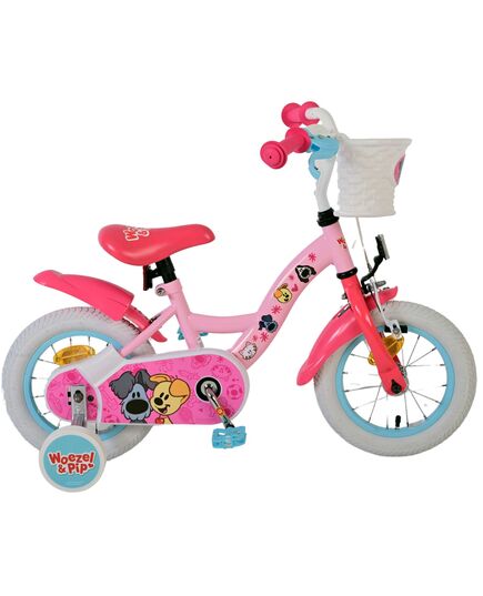 Woezel & Pip Kinderfahrrad – Mädchen – 12 Zoll – Rosa