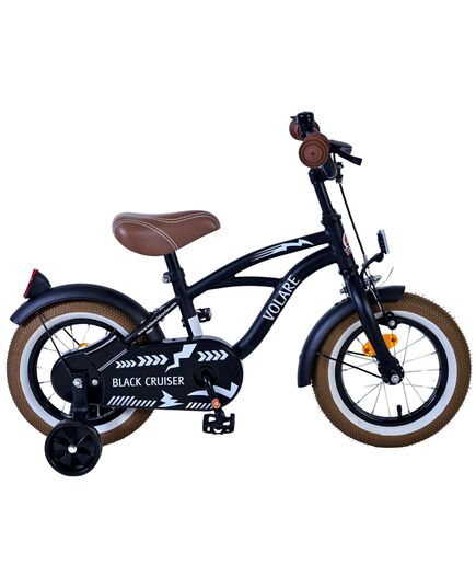 Volare Black Cruiser Kinderfiets - Jongens - 12 inch - Zwart