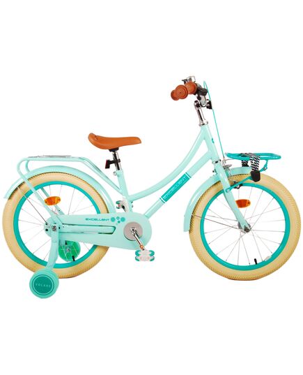 Volare Excellent Kinderfiets - Meisjes - 18 inch - Groen - 95% afgemonteerd
