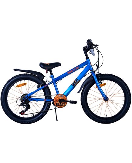 NERF Kinderfiets - Jongens - 20 inch - Satijn Blauw - 2 Handremmen