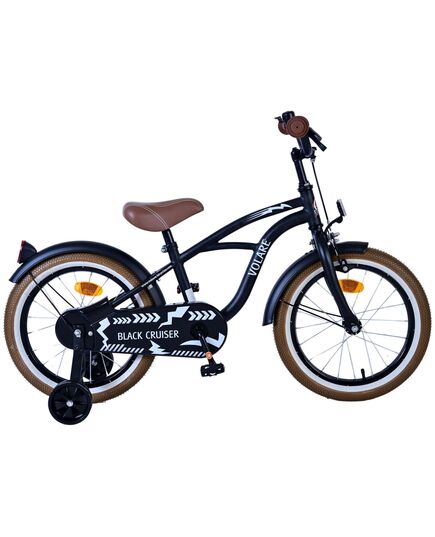 Volare Black Cruiser Kinderfiets - Jongens - 16 inch - Zwart