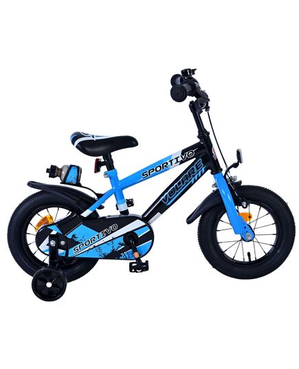 Volare Sportivo Kinderfiets - Jongens - 12 inch - Blauw Zwart