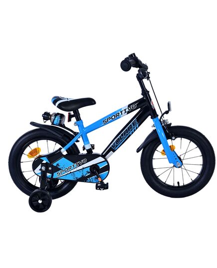 Volare Sportivo Kinderfiets - Jongens - 14 inch - Blauw Zwart
