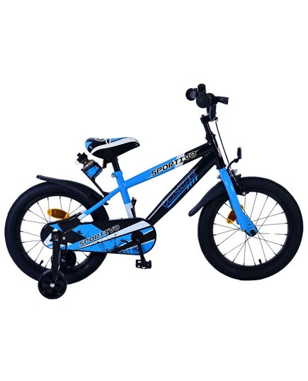 Volare Sportivo Kinderfiets - Jongens - 16 inch - Blauw Zwart