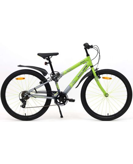 Volare Rocky Kinderfiets - 24 inch - Grijs - Shimano Nexus 3 versnellingen - 95% afgemonteerd
