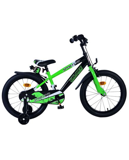 Volare Sportivo Kinderfiets - Jongens - 18 inch - Groen Zwart