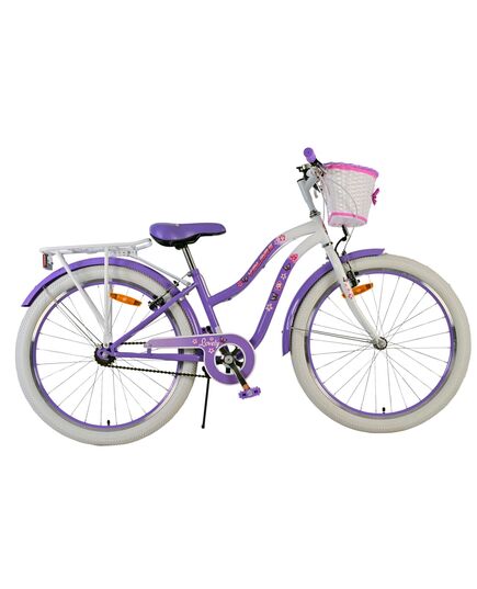 Volare Lovely Kinderfiets - Meisjes - 24 inch - Paars - Twee handremmen