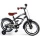 Volare Black Cruiser Kinderfiets - Jongens - 14 inch - Zwart - 95% afgemonteerd