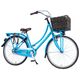 Gevlochten fietsmand groot