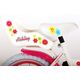 Volare Ashley Kinderfiets - Meisjes - 14 inch - Wit - 95% afgemonteerd