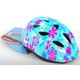 Volare Kinder Fietshelm Groen Roze Bloemetjes  XS 47-51 cm extra klein model
